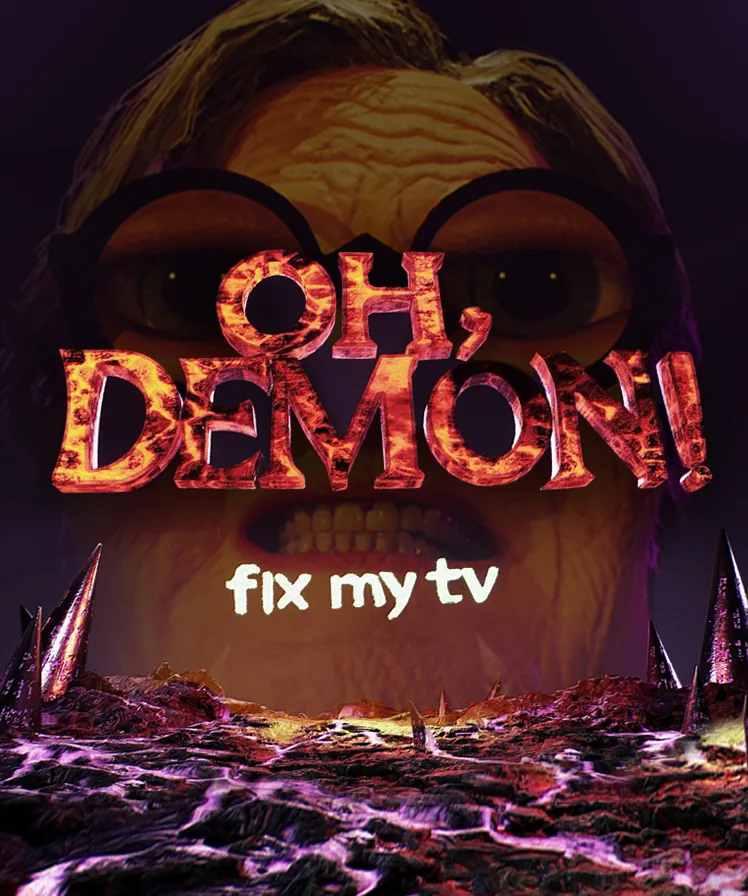 OH DEMON! Fix my TV — juego de Comedia · Puzzle · Terror de MELT en Steam